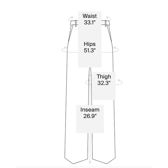 COS Dark Navy Tapered Pants Cotton Minimalist Tailored Trousers 8-10 Like New - Picture 8 of 8